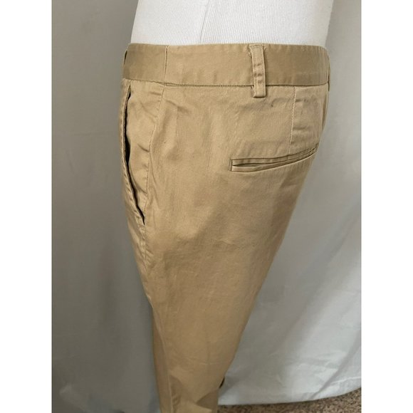 Grace Elements Petite Khaki Roll Bottom Capri Pants - Picture 7 of 11